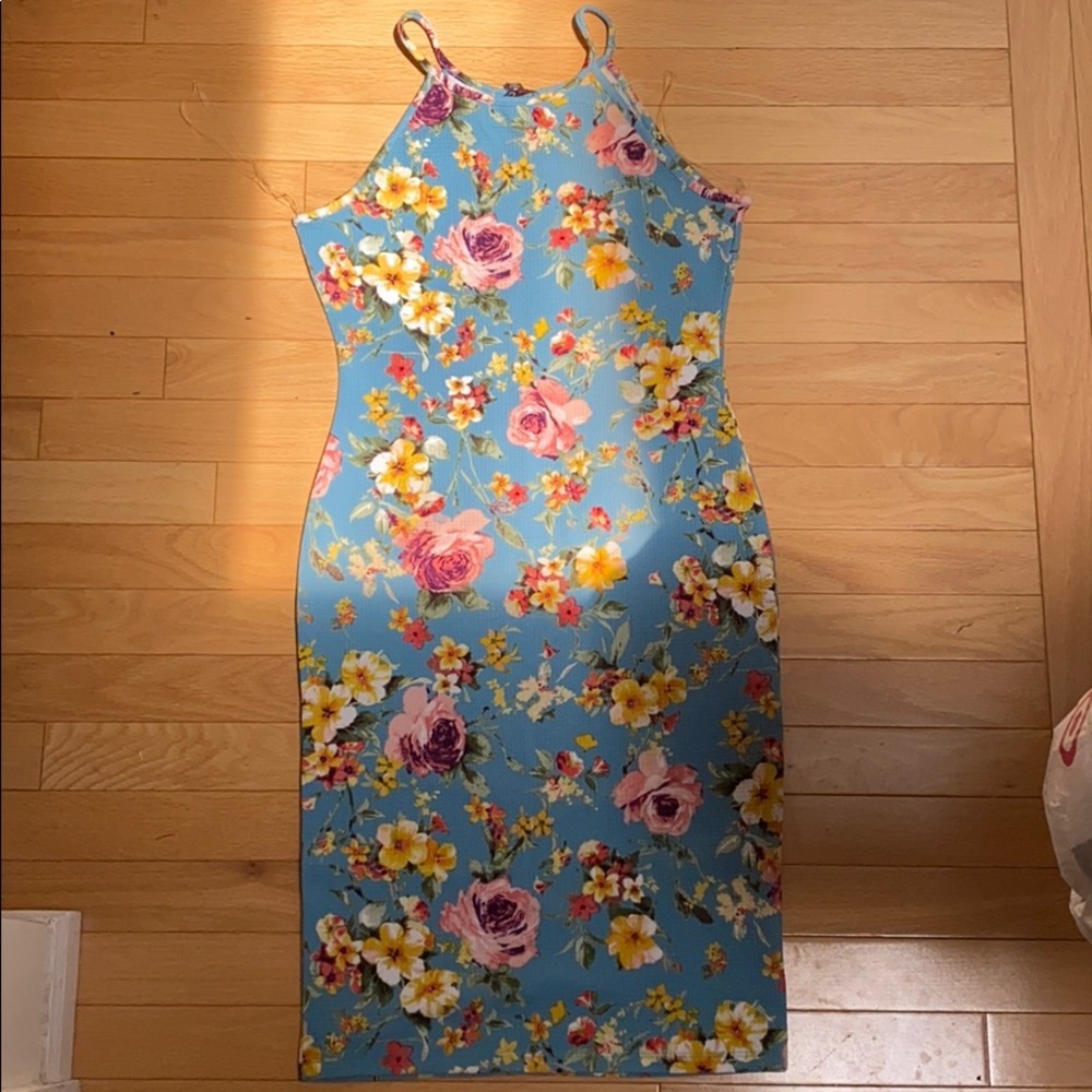 Blue Floral dress